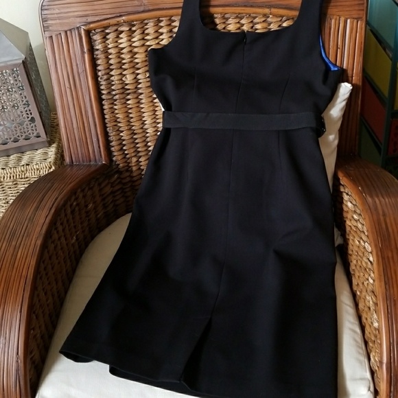 Tahari black dress sz 6 - Picture 4 of 4